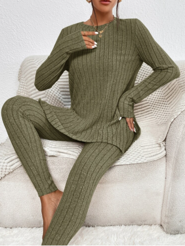 2023 Women's Fashion Casual Knit Two-Piece Set
