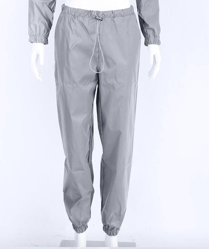 Reflective Casual Two-Piece Outfit Set