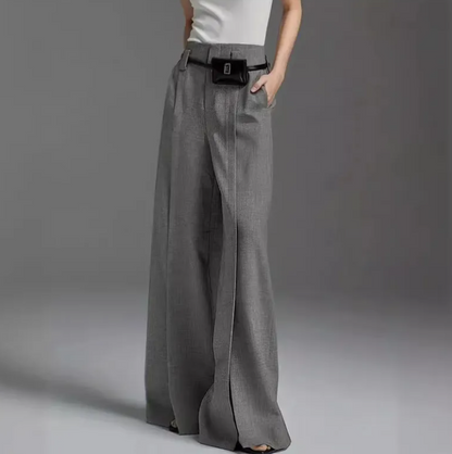 Women's High-Waist Casual Trousers
