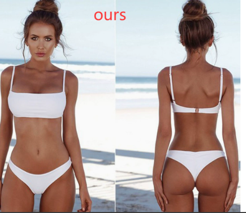 Bandeau Bikini, Two-Piece Swimsuit, Swimwear