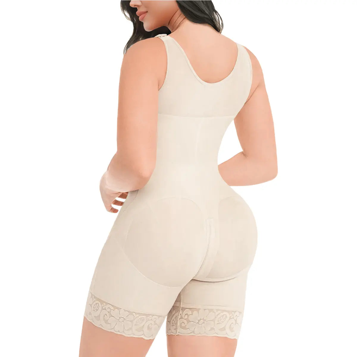 YIANNA Fajas Colombianas Shapewear for Women Tummy Control Full Shapewear Butt Lifter with Hooks Closure