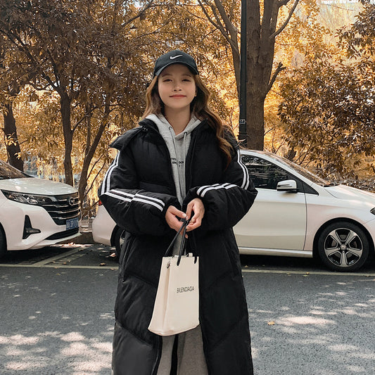 Women's Mid-Length Thickened Padded Coat