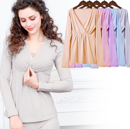 Autumn Maternity Wear - Stylish Single Piece Outfit