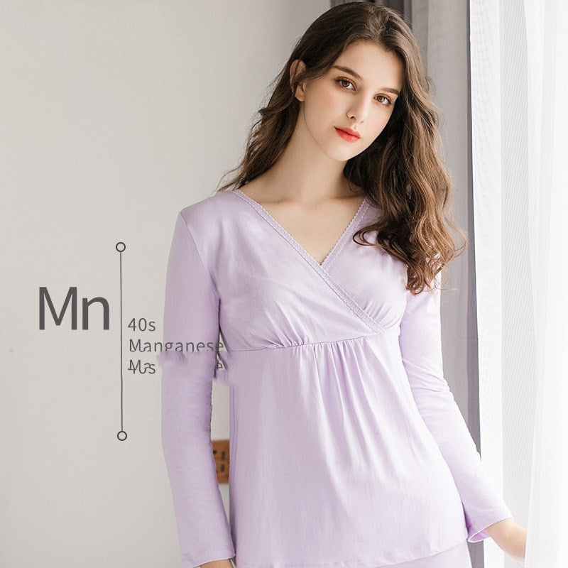 Autumn Maternity Wear - Stylish Single Piece Outfit
