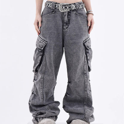 Men's Wide Leg Straight Fit Jeans
