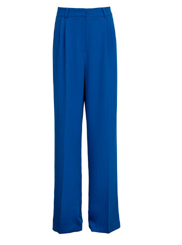 High-Waisted Solid Color Wide-Leg Pants for Women