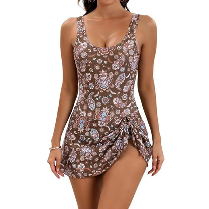 Eomenie One Piece Swimdress Swimsuits for Women Tummy Control Swim Dresses Bathing Suits Swimwear Swimsuit Slimming Beachwear Onepieceswimsuit Deals for You Days