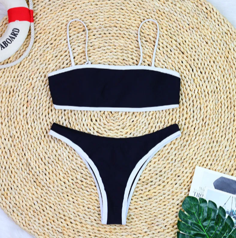 Spaghetti Strap Bikini Set