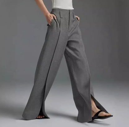 Women's High-Waist Casual Trousers