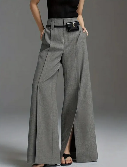 Women's High-Waist Casual Trousers